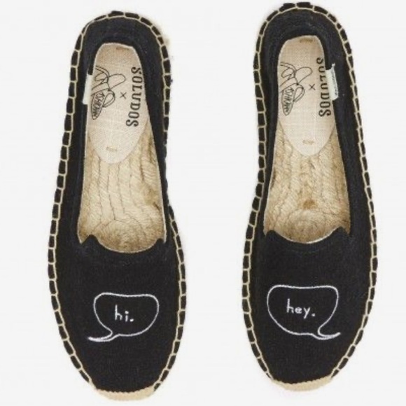 Soludos x ASHKAHN Embroidered Platform Espadrilles Size 7 - Picture 1 of 7